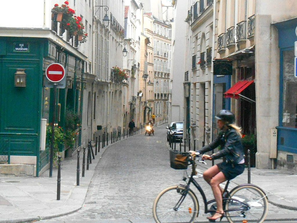 rowerem po Paryżu